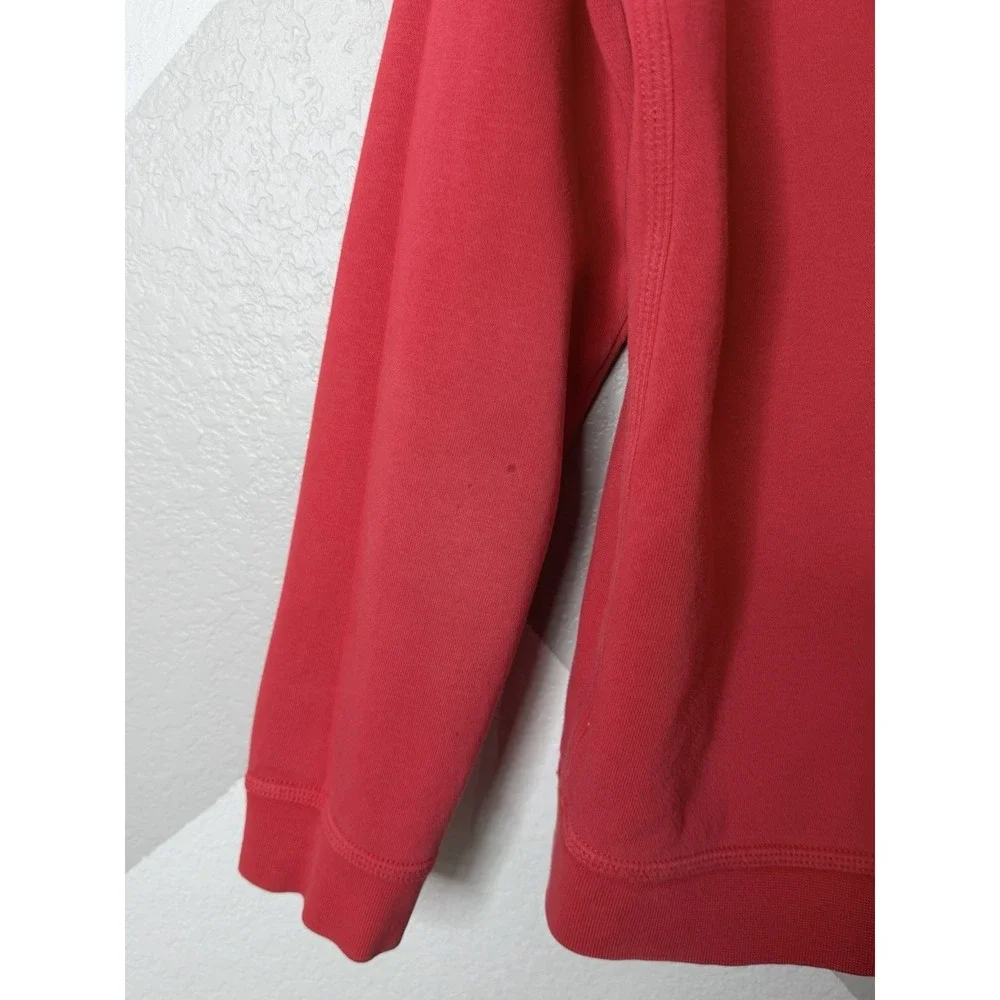 Nike Sportswear Boys Hoodie Large Red White Gray Swoosh Pullover CJ7861-657 READ